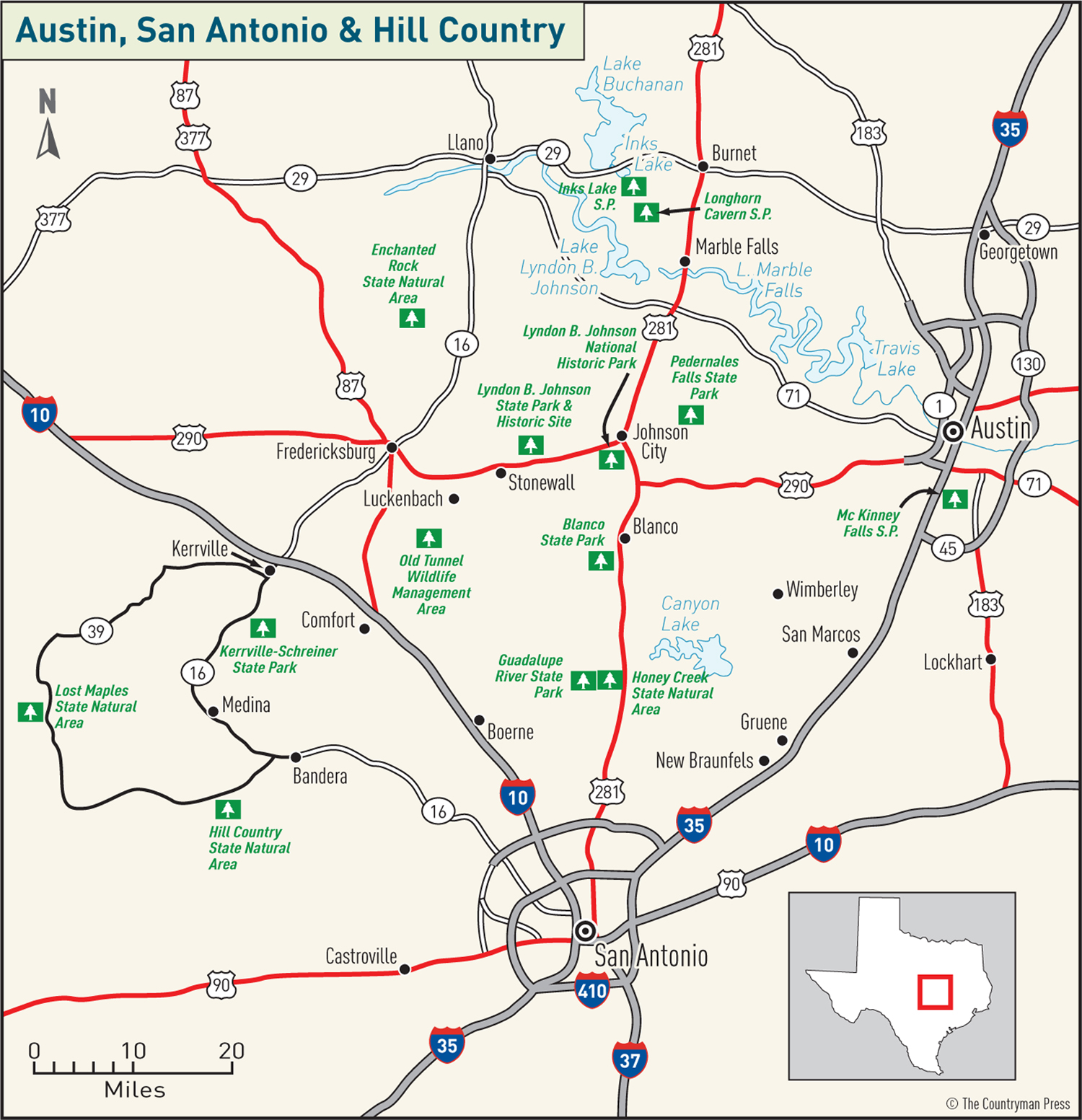 CONTENTS MAPS E verything really is bigger in Texas The people in Central - photo 3