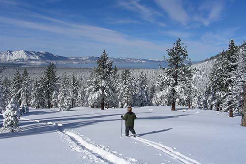 sunset at the lake Although a greater number of people visit Tahoe in sum - photo 8