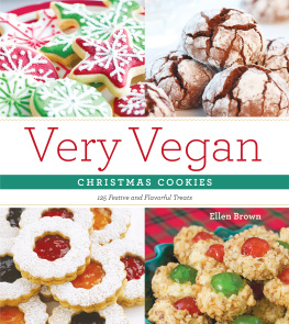 Brown Very Vegan Christmas Cookies