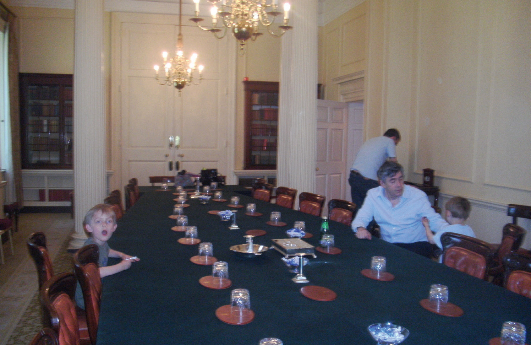 In the No 10 Cabinet Room with John and Fraser in 2008 The official - photo 24