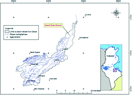 Fig 11 Location map of the watershed of wadi Oum Zessar Ben Zaied - photo 1