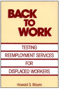 title Back to Work Testing Reemployment Services for Displaced Workers - photo 1