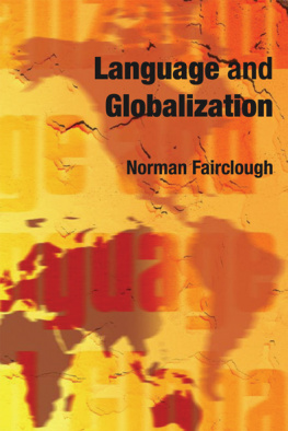 Fairclough - Language and Globalization