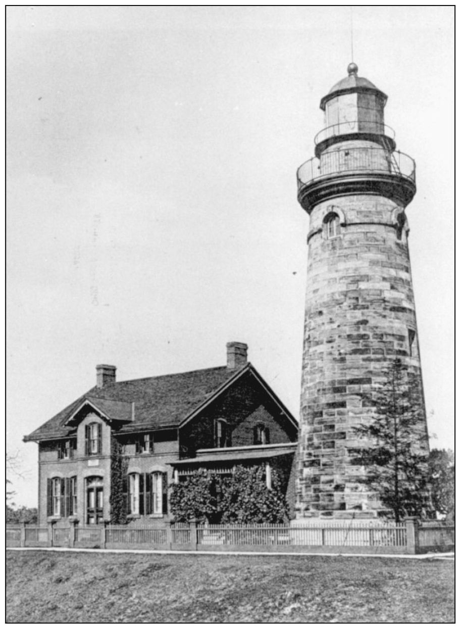 The original brick lighthouse and keepers dwelling was built by Jonathan - photo 4