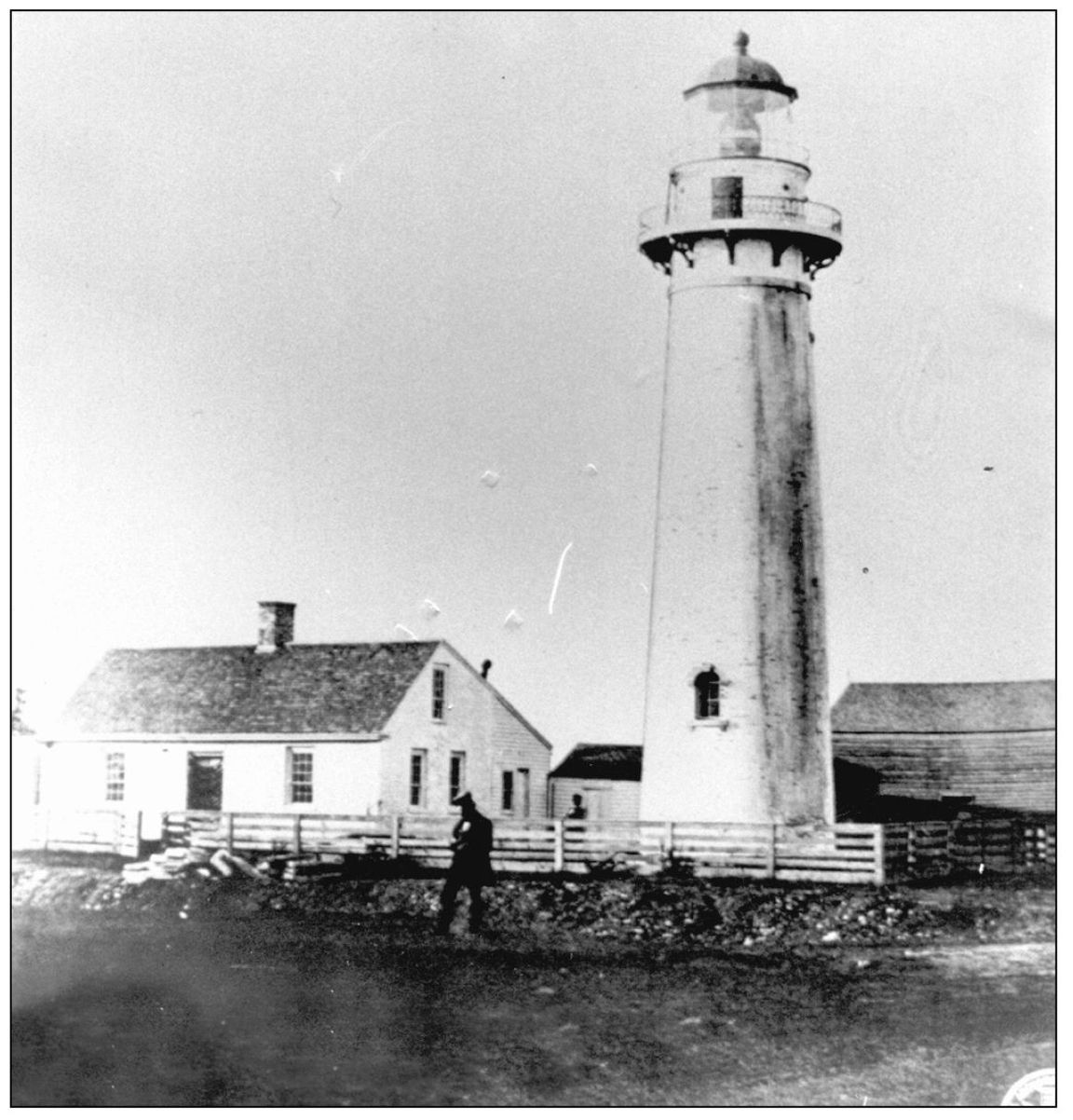 The original brick lighthouse and keepers dwelling was built by Jonathan - photo 5