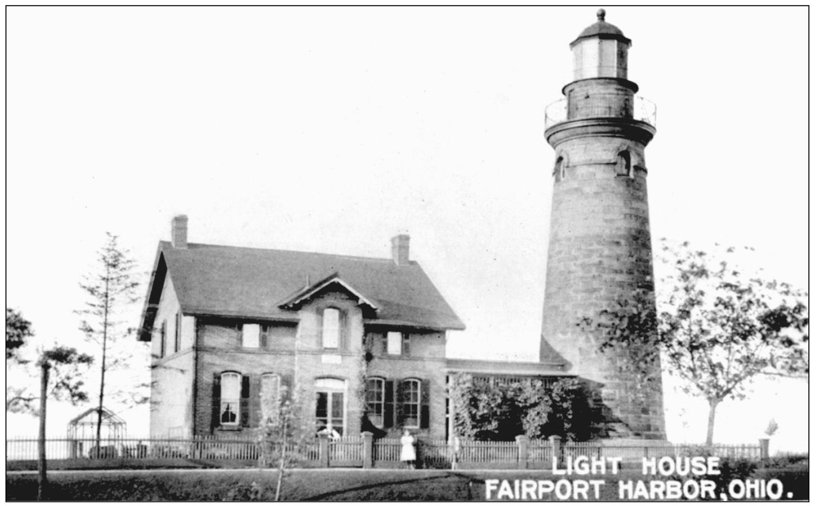 The US lighthouse keepers dwelling and tower is pictured here in the early - photo 7