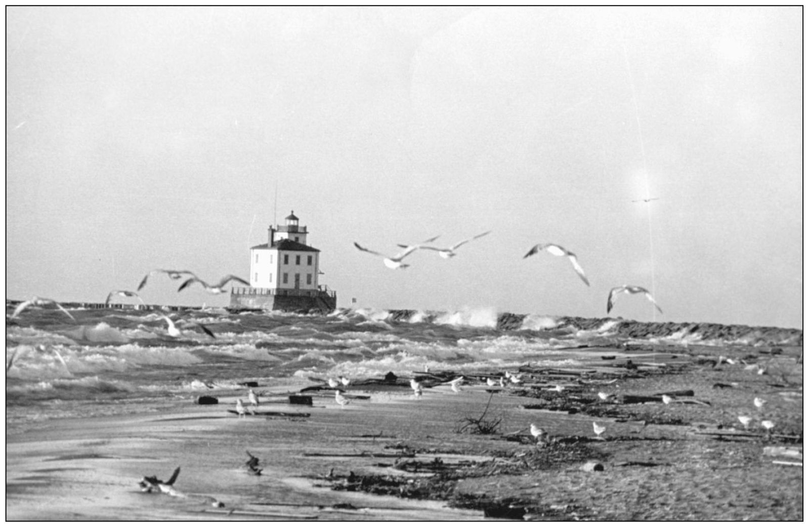 Pictured is a view of the 1925 Fairport light on west breakwater - photo 10