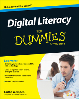 Faithe Wempen - Digital Literacy For Dummies