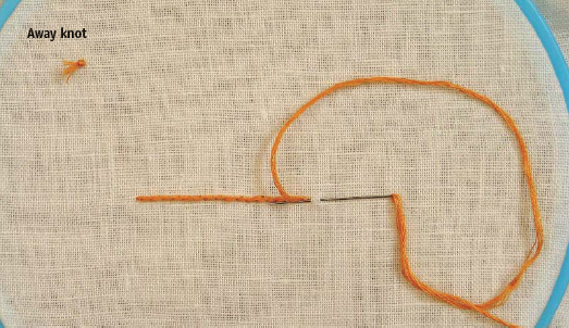 With both techniques the thread should be woven through the stitching on the - photo 22