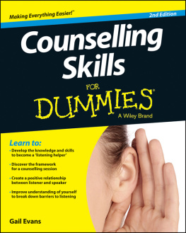 Evans Counselling Skills For Dummies