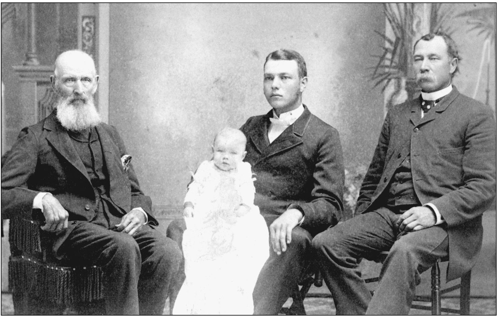 Four generations of the Howe family pose in the early 1890s Pictured here - photo 8