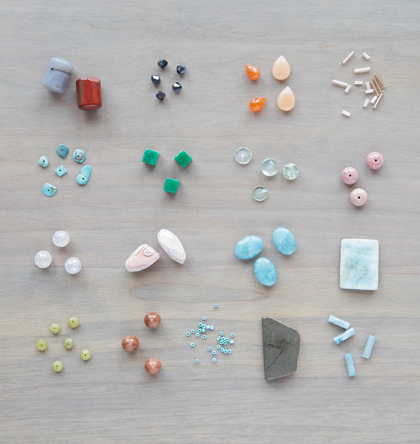 Bead shapes from top left barrel bicone briolette bugle chip cube disc - photo 6