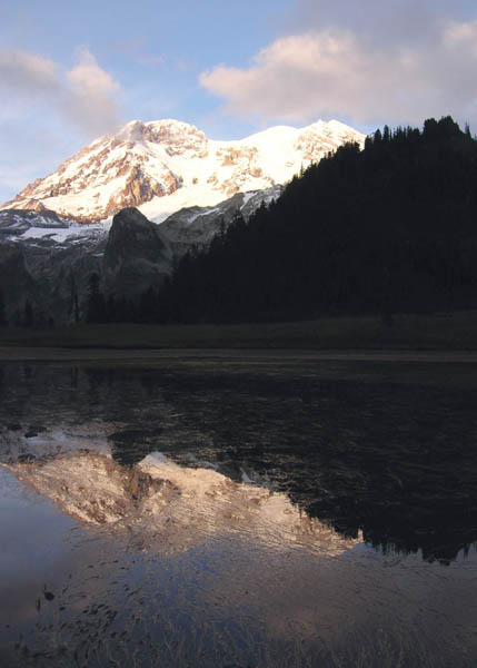 Evening reflections on Aurora Lake at Klapatche Park Trip 24 Autumn at - photo 11