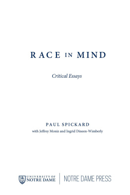 Dineen-Wimberly Ingrid - Race in mind: critical essays