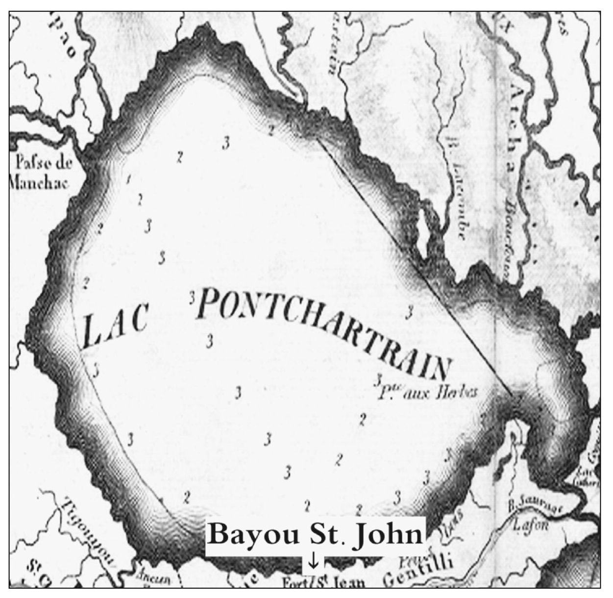 This map includes an overall view of Lake Pontchartrain and indicates the - photo 3
