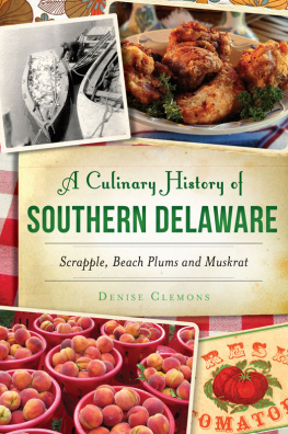 Clemons A Culinary History of Southern Delaware