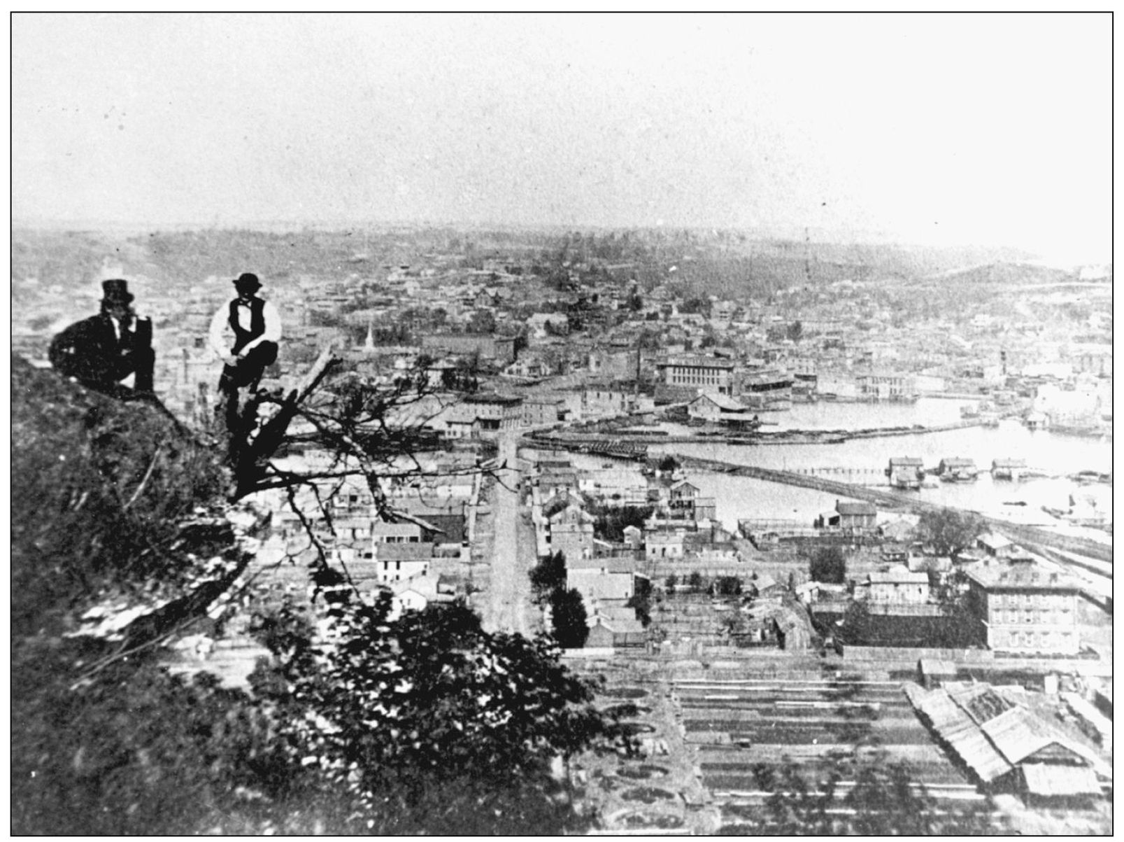 This view from Lovers Leap c 18651870 looks over south Hannibal There - photo 3