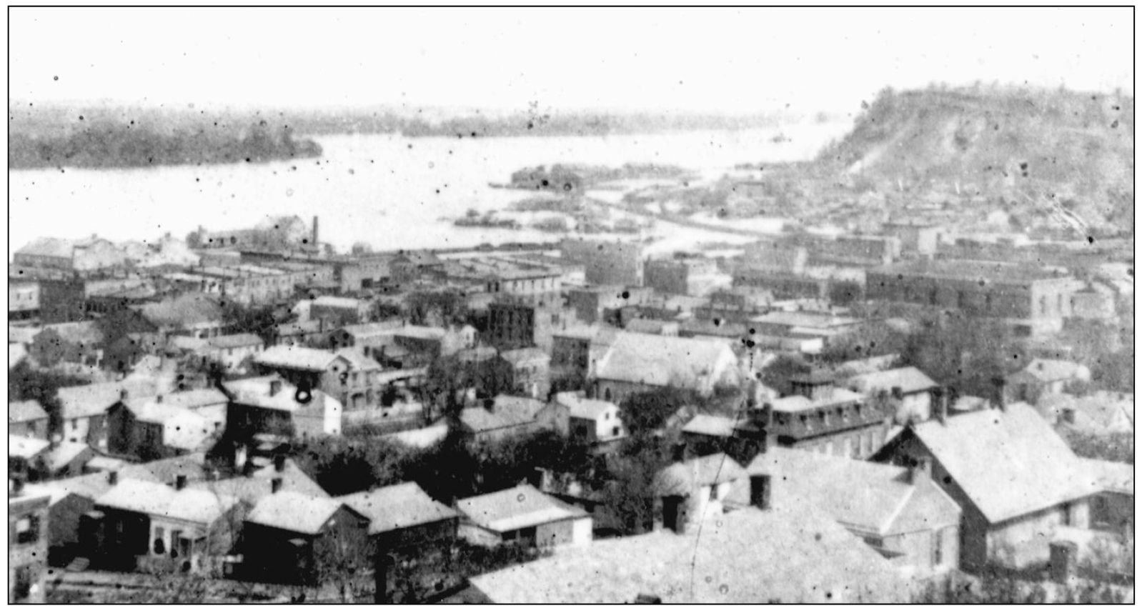 A rapidly growing city can be seen in this c 1875 birds-eye view looking - photo 5