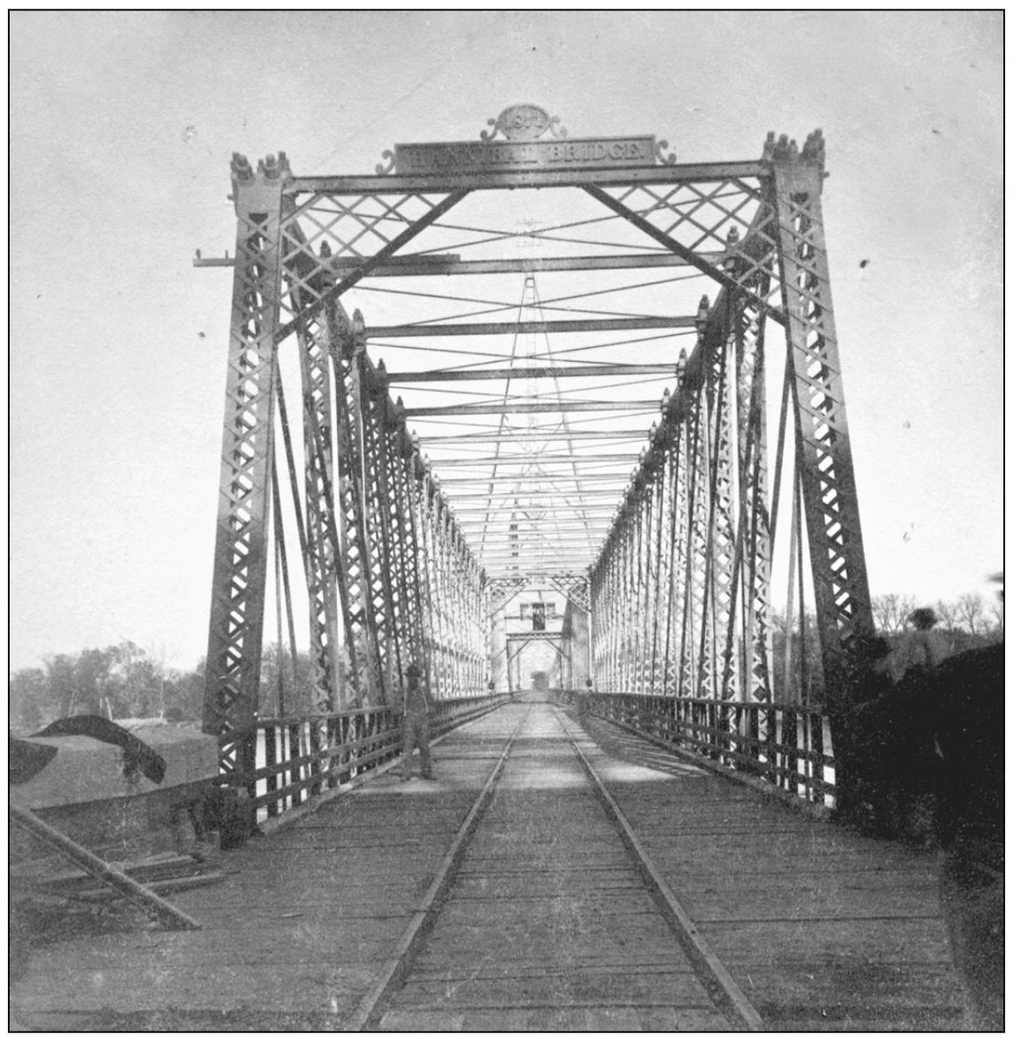 This 1872 stereopticon image shows a view east across the river toward Illinois - photo 10