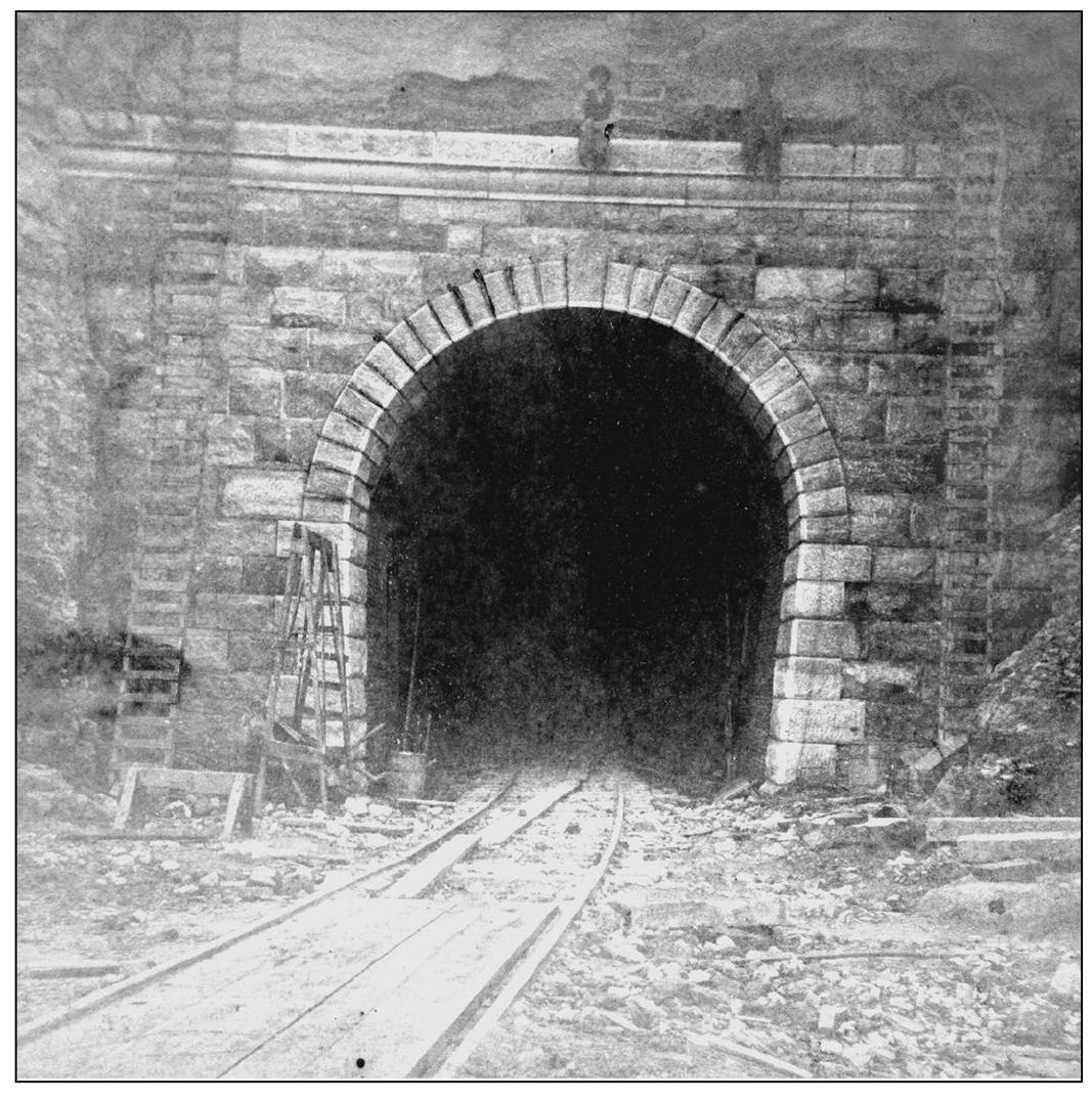 This is the eastern approach of the Wabash Tunnel during construction Part of - photo 12