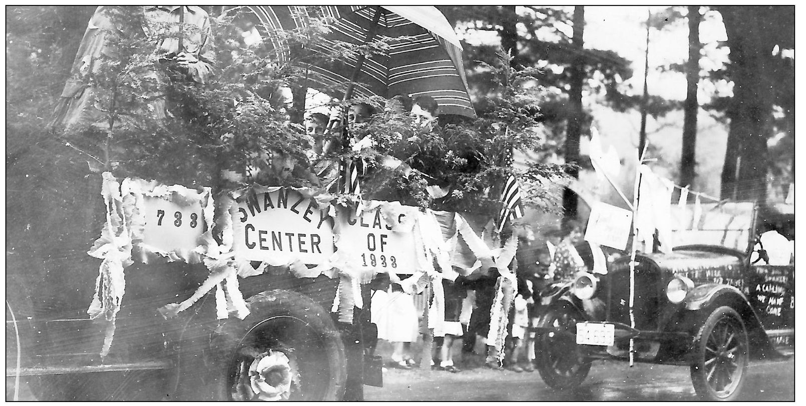 Swanzey Center is represented by this float in the 1933 parade All the - photo 3