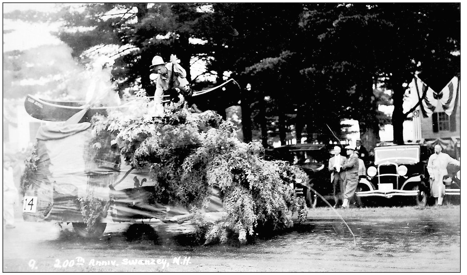 The theme of the float from Camp Jewell in the 1933 Swanzey Old Home Day parade - photo 9