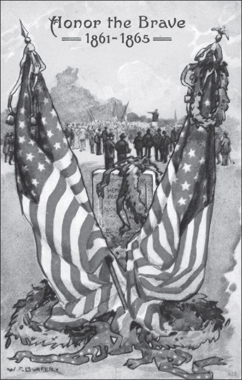 This is one of a series of patriotic postcards drawn by WF Burger in the - photo 2