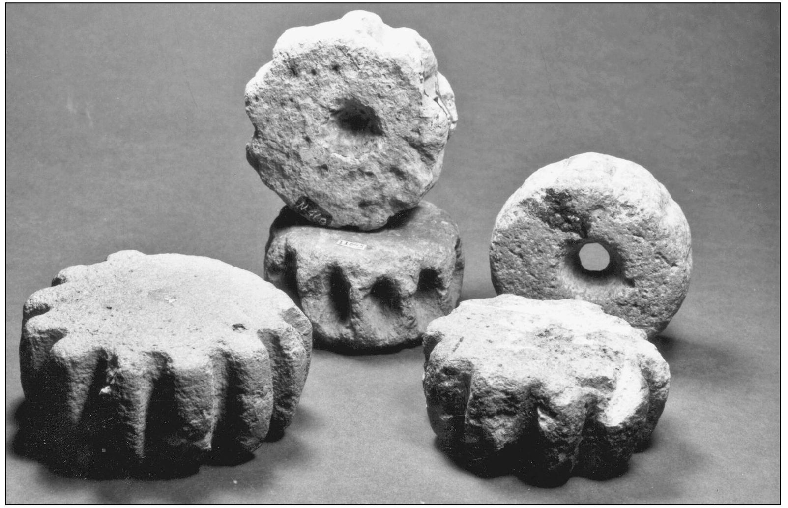 The cog stones in this image were recovered from Silverado Canyon Cog stones - photo 5