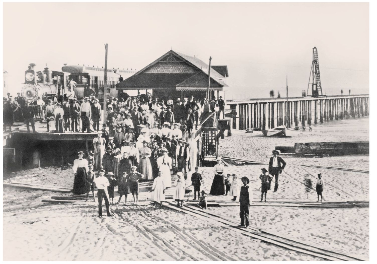 The first train over the new railroad ran on January 12 1892 While the - photo 8