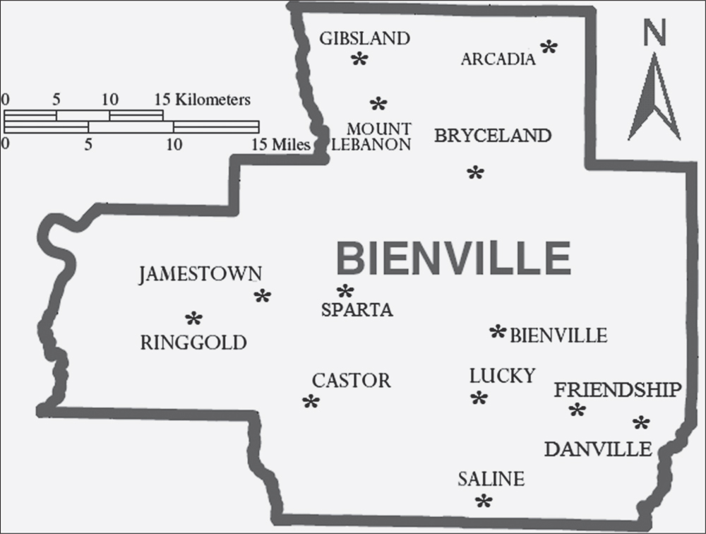 Bienville Parish in northwest Louisiana covers about 822 square miles This - photo 2