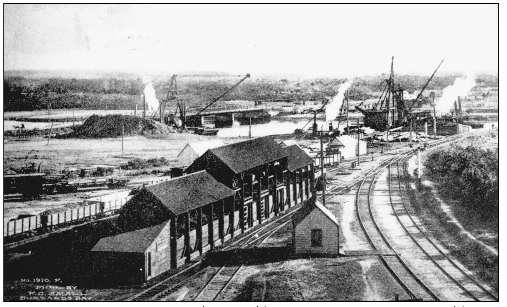 BUSTLING BUZZARDS BAY 1909 In this view of the Monument River construction - photo 6