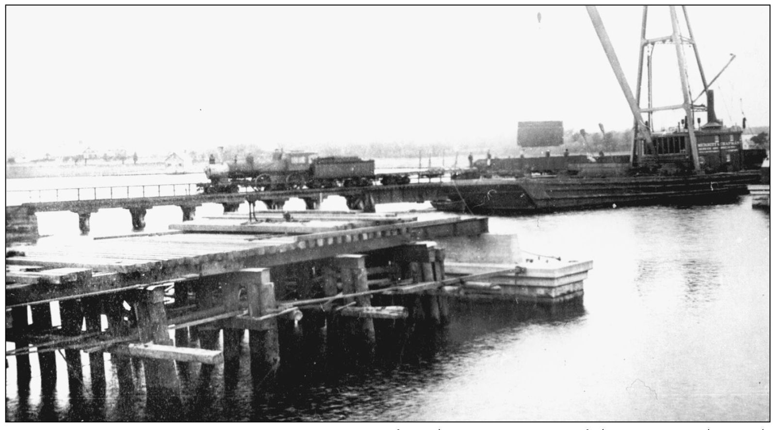 RAILROAD BRIDGE CONSTRUCTION 1910 Before the construction of the Cape Cod - photo 7