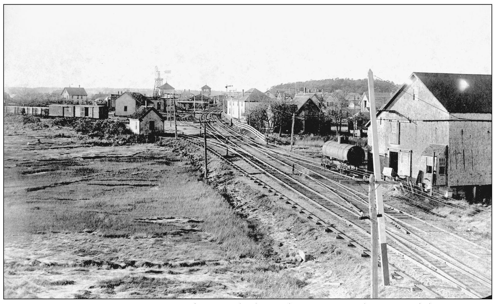 BUZZARDS BAY THE LATE 1800s This view looks up the Cape main line toward the - photo 9