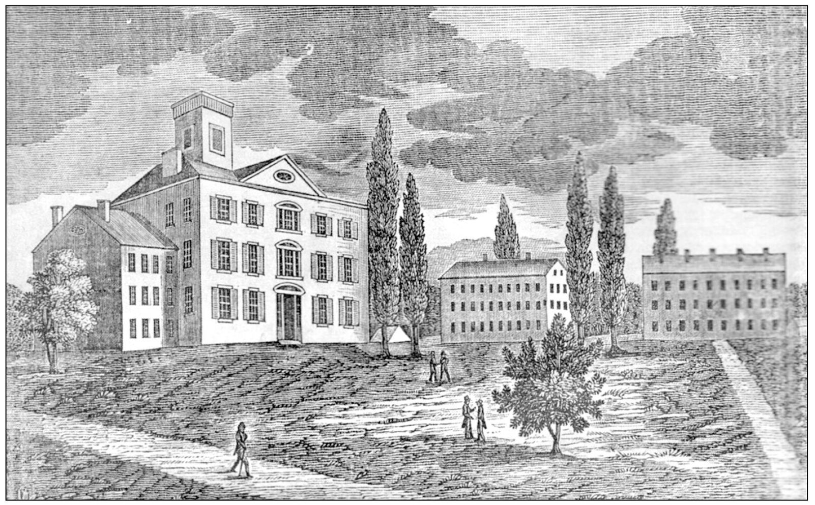 An addition to Franklin Hall topped with a cupola was completed in 1824 - photo 4