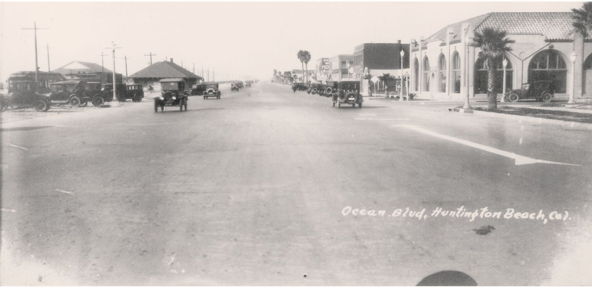 Ocean Boulevard before it became Pacific Coast Highway is pictured here near - photo 14