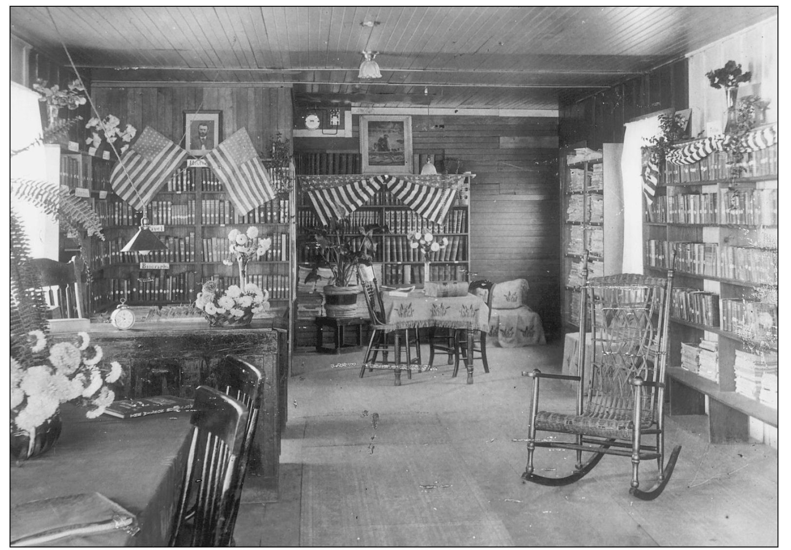 PUBLIC LIBRARY 1907 This is the main room of the first library built in - photo 7