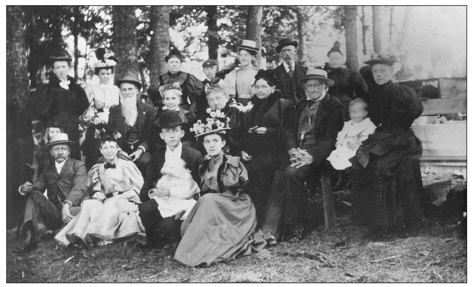 The Case family enjoys an outing and picnic at Geauga Lake in the late 1800s - photo 14