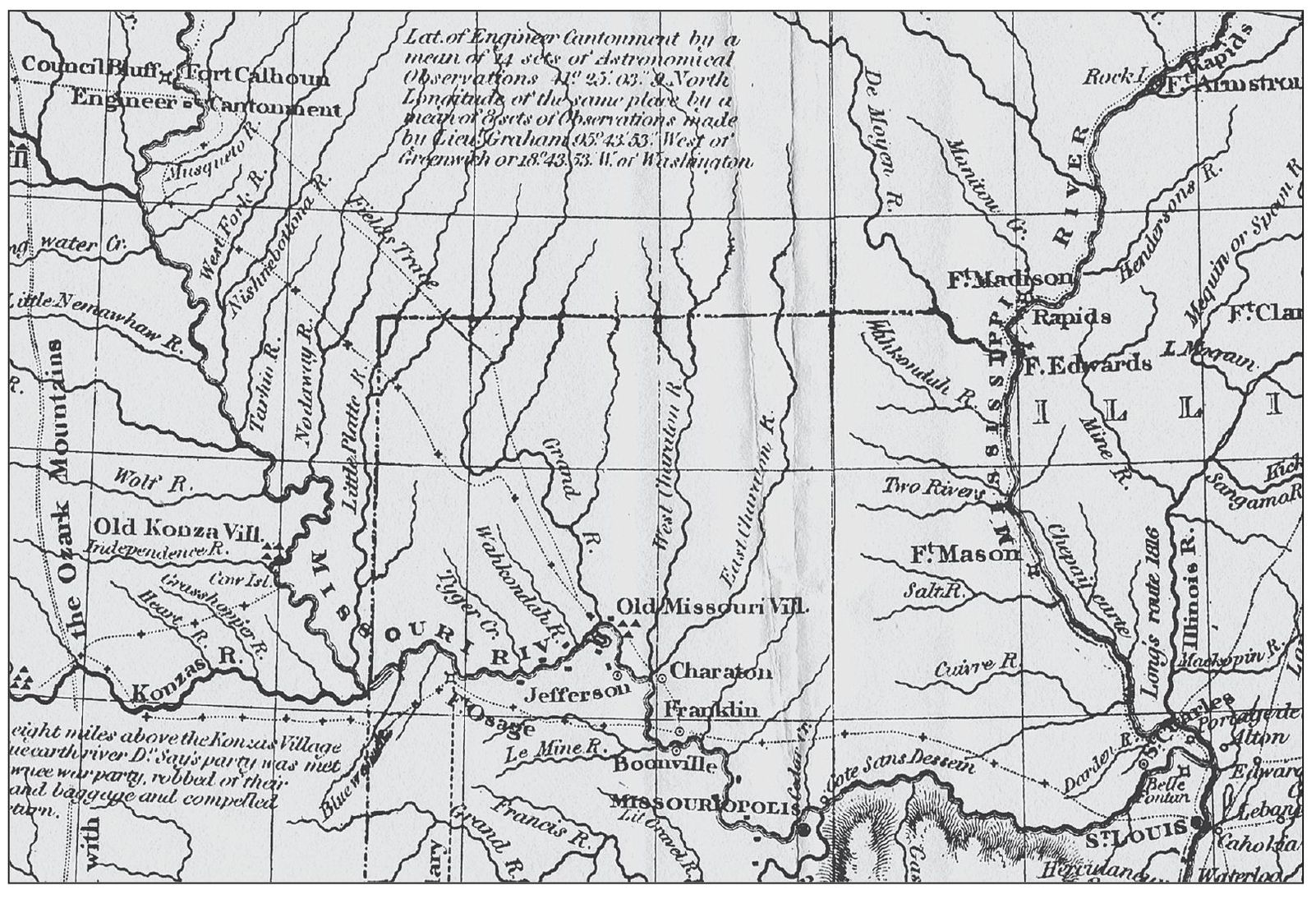 This portion of an 1820 map based upon information from the Yellowstone - photo 6