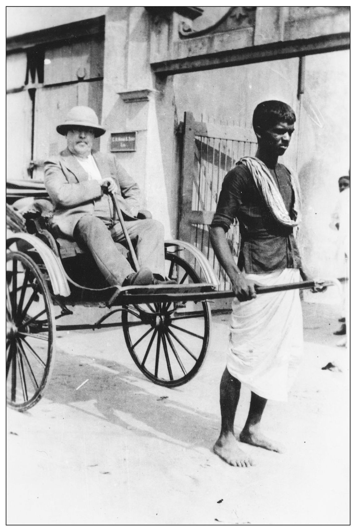 John T Benson enjoyed a rickshaw ride during a safari trip to India Africa - photo 4