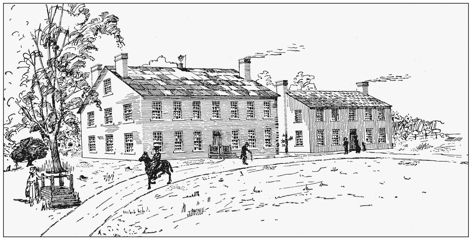 THE THIRD COUNTY HOUSE 1845 In 1843 the old Black Horse Tavern was sold to a - photo 7