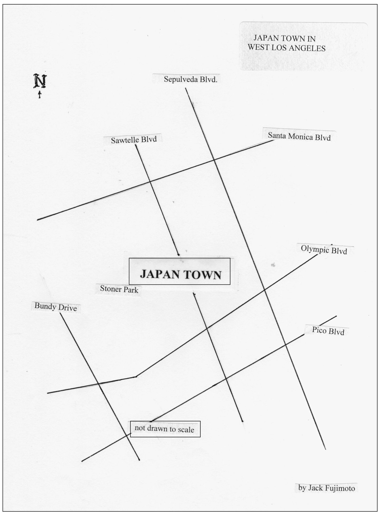 This map shows Japantown in West Los Angeles Courtesy Jack Fujimoto - photo 3