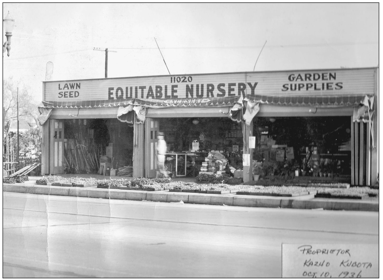 This photograph shows the Kazuo Kubotaowned Equitable Nursery in 1936 This - photo 6