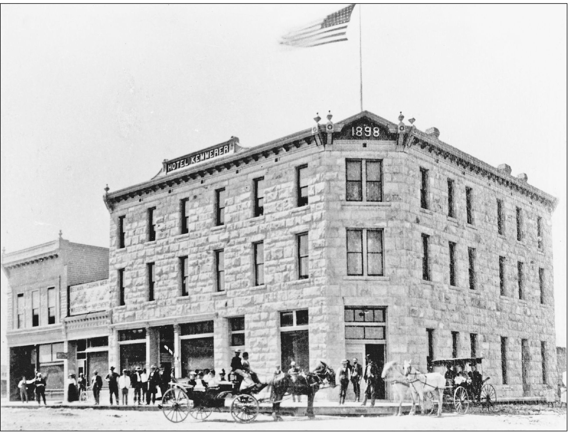 Construction of the Kemmerer Hotel began in 1897 but there were several delays - photo 8