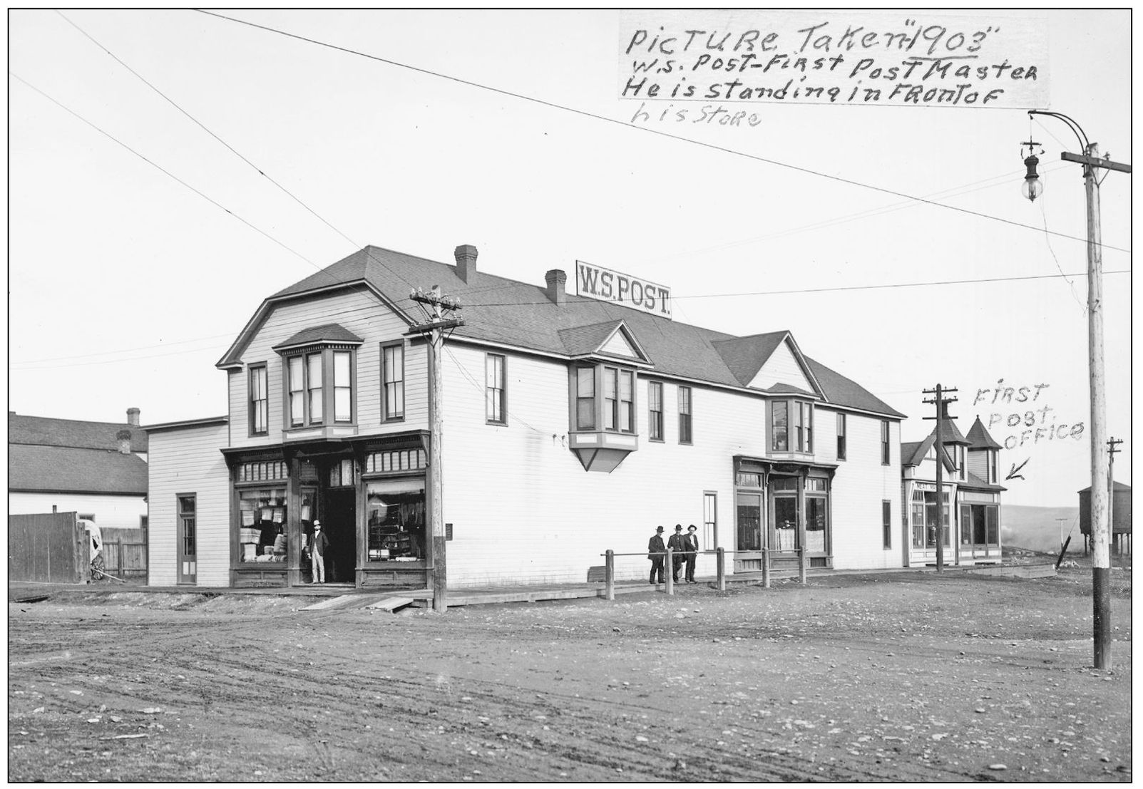 The beginning of a post office in the area started in the old town of Hams - photo 9