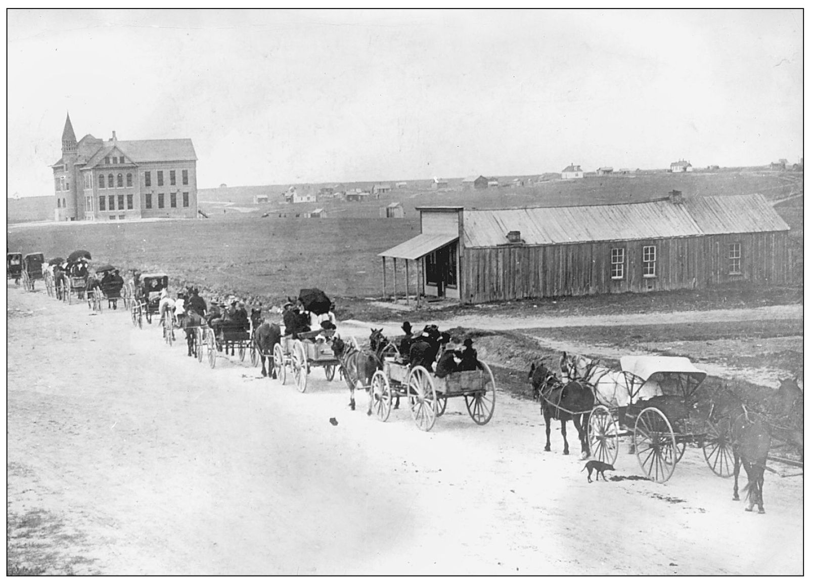 A Fourth of July parade in 1892 shows the area between Fifth and Seventh - photo 7