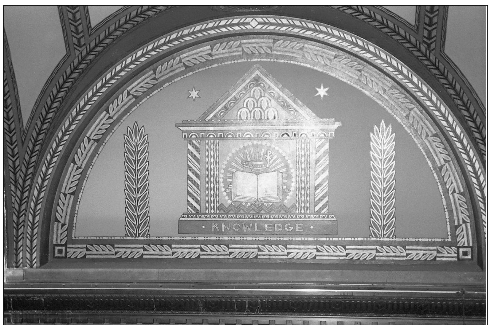 The Fisher Building is replete with elaborate stenciled artwork on the - photo 3