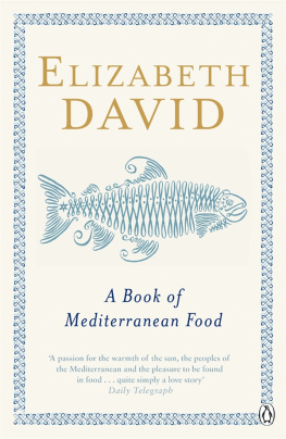 David - A Book of Mediterranean Food