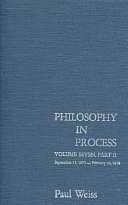 title Philosophy in Process Vol 7 SUNY Series in Philosophy author - photo 1