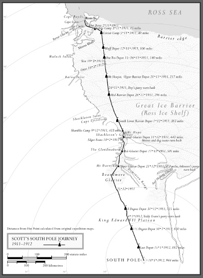 R ELIEF DRAWING OF R OSS I SLAND THE G REAT I CE B ARRIER AND SURROUNDS - photo 7