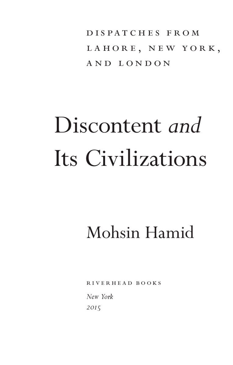 Discontent and its Civilizations - image 2